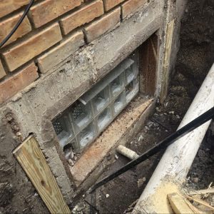 Glass Block Removal and New Window